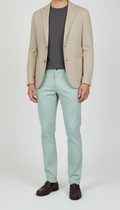 Slim-Fit Trousers in Mint Grey