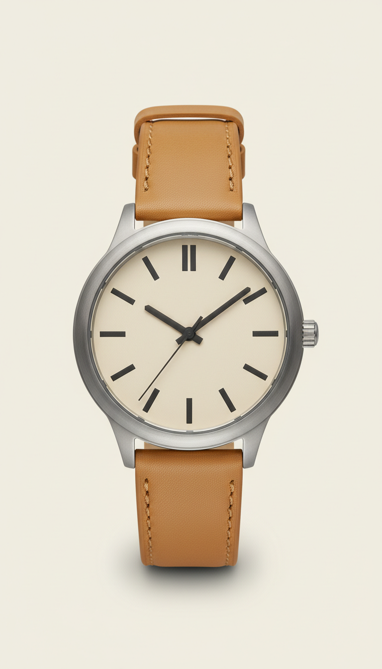 Statement Watch in Camel Tan