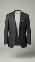 Tailored Blazer in Midnight Charcoal